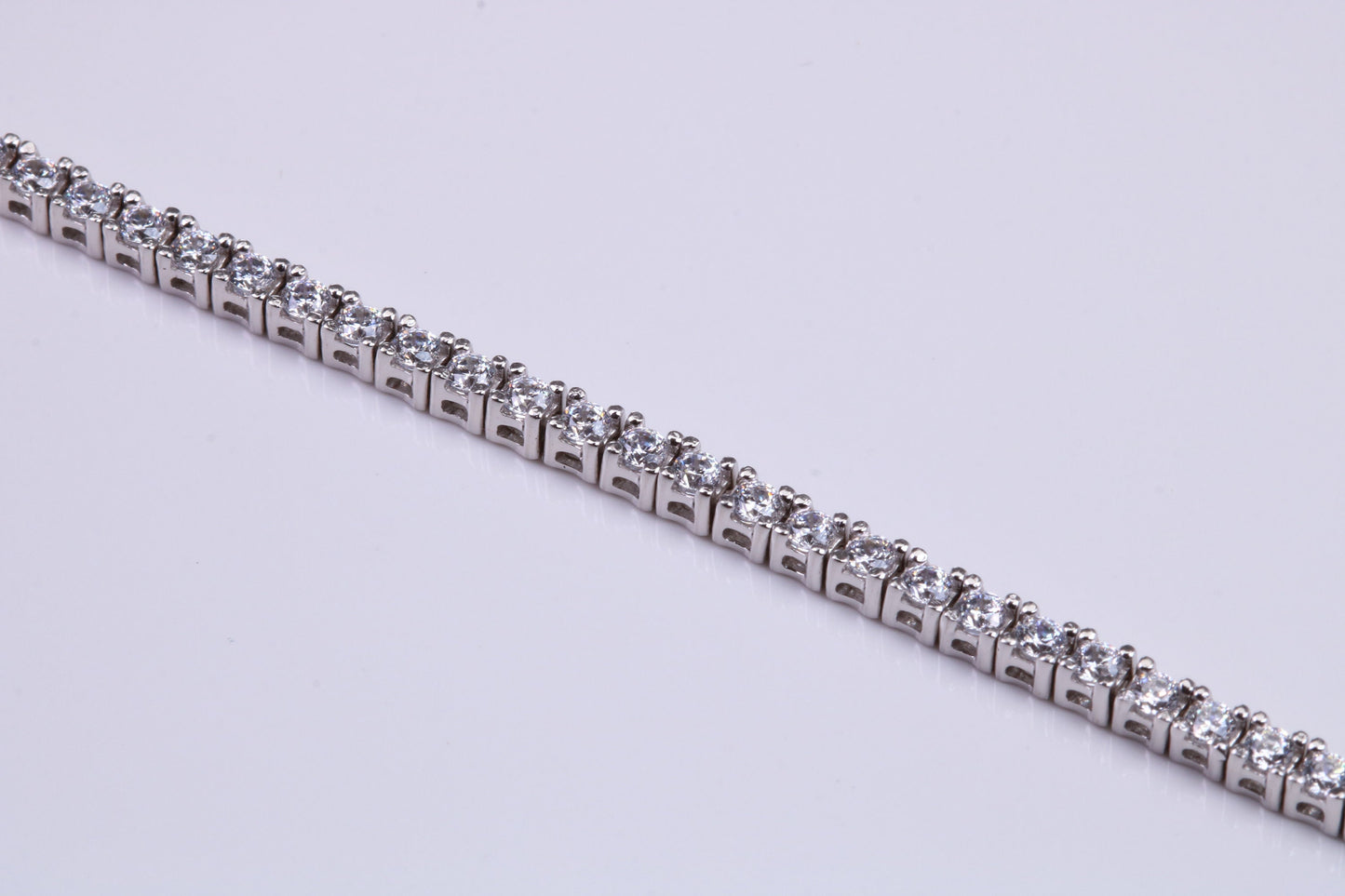 Cubic Zirconia set Bracelet, made from solid Sterling Silver