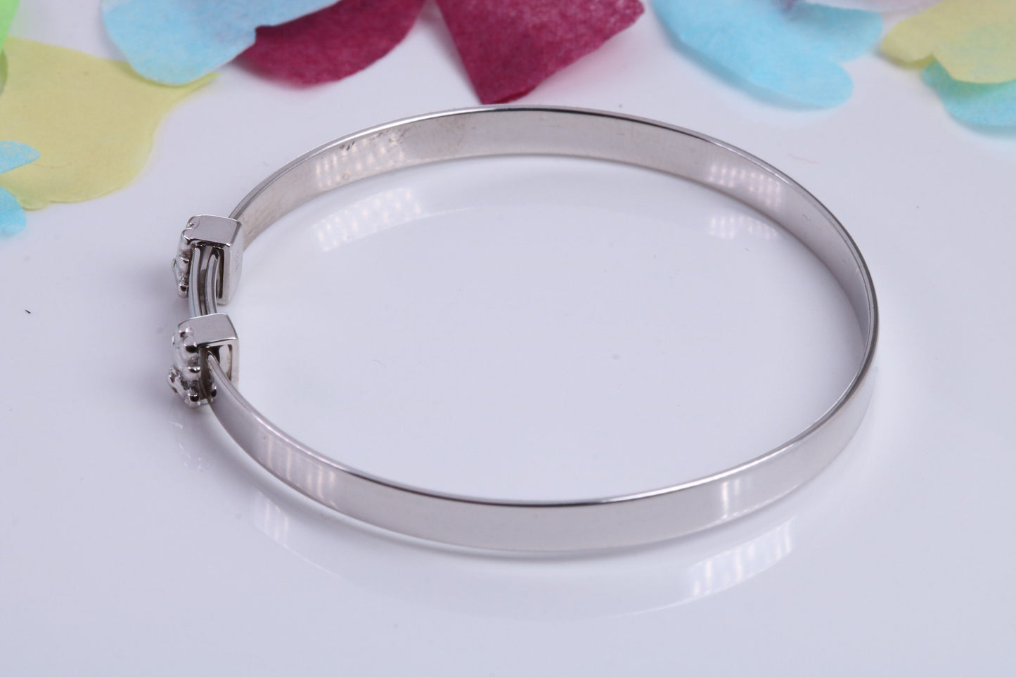 Childs Solid Silver Expanding Bangle