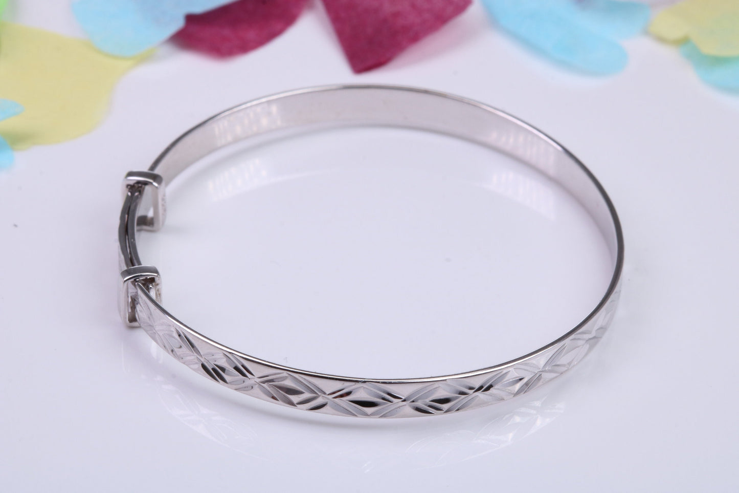 Childs Solid Silver Expanding Bangle