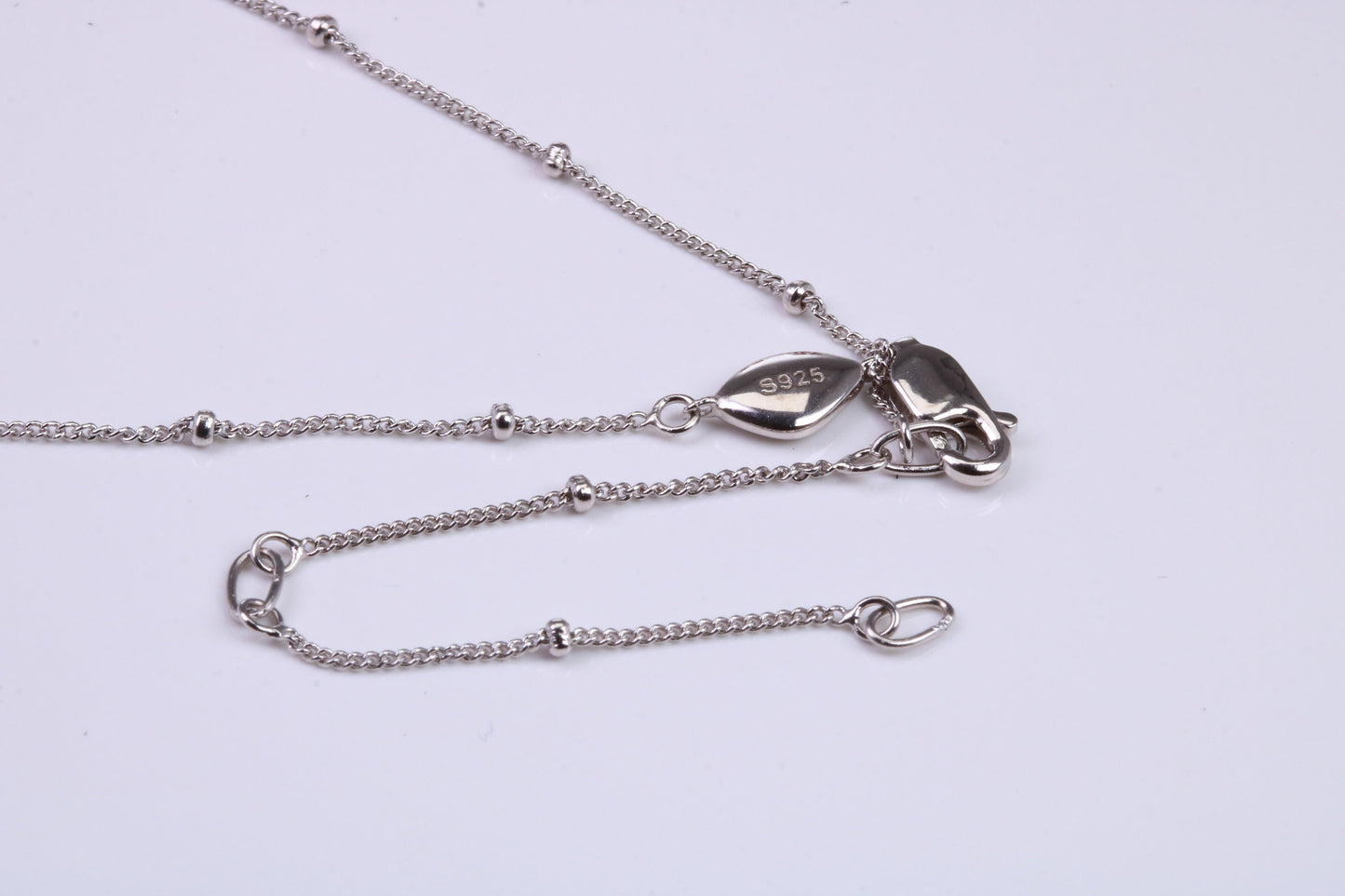 Real Emerald set Necklace, made from solid Sterling Silver with Length Adjustable Chain