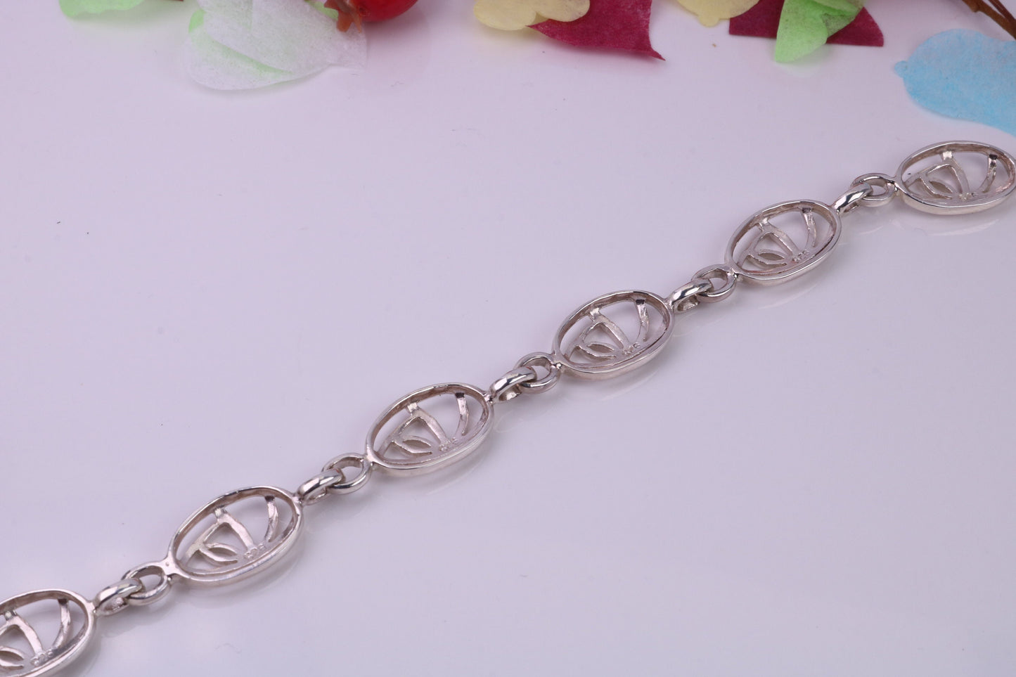 Multi Link Bracelet, made from solid Sterling Silver, 7.50 Inches Long