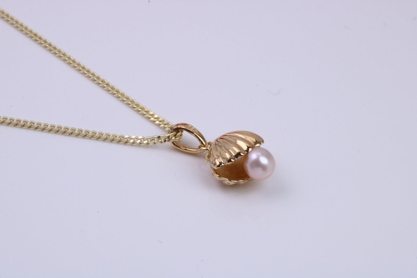 Pearl set Shell Necklace and Earrings with Matching Bracelet, Made from solid Sterling Silver, 18ct Yellow Gold Plated