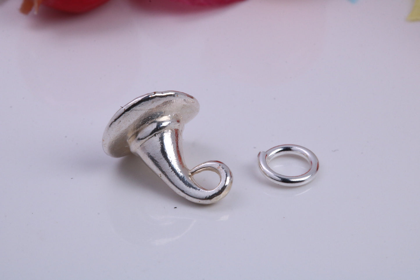 Wizards Hat Charm, Traditional Charm, Made from Solid 925 Grade Sterling Silver, Complete with Attachment Link