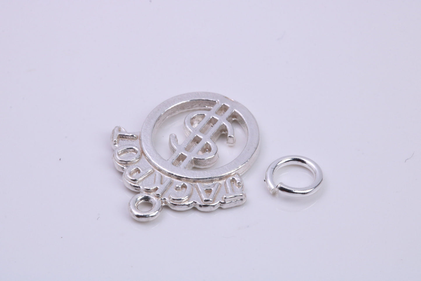 Jackpot Charm, Traditional Charm, Made from Solid 925 Grade Sterling Silver, Complete with Attachment Link
