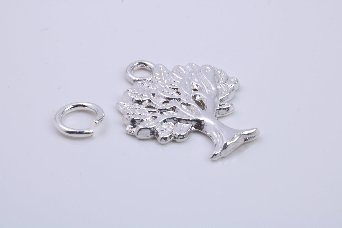 Tree of Life Charm, Traditional Charm, Made from Solid 925 Grade Sterling Silver, Complete with Attachment Link