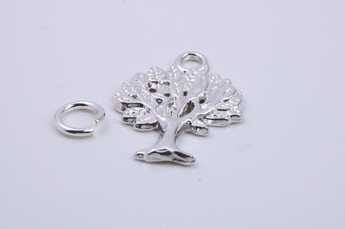 Tree of Life Charm, Traditional Charm, Made from Solid 925 Grade Sterling Silver, Complete with Attachment Link