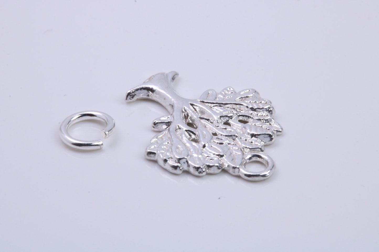 Tree of Life Charm, Traditional Charm, Made from Solid 925 Grade Sterling Silver, Complete with Attachment Link