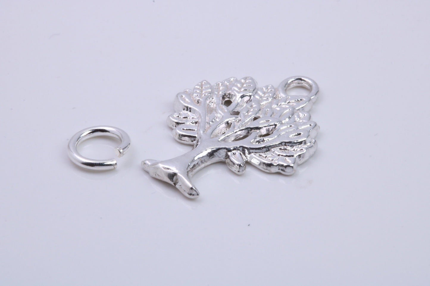 Tree of Life Charm, Traditional Charm, Made from Solid 925 Grade Sterling Silver, Complete with Attachment Link