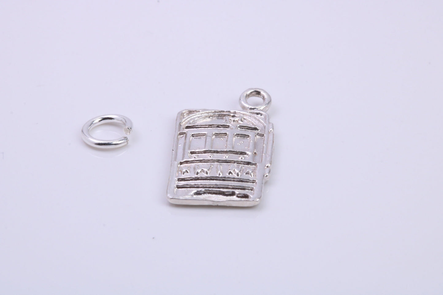 Slot Machine Charm, Traditional Charm, Made from Solid 925 Grade Sterling Silver, Complete with Attachment Link