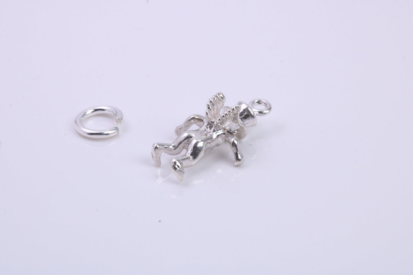 Leprechaun Charm, Traditional Charm, Made from Solid 925 Grade Sterling Silver, Complete with Attachment Link