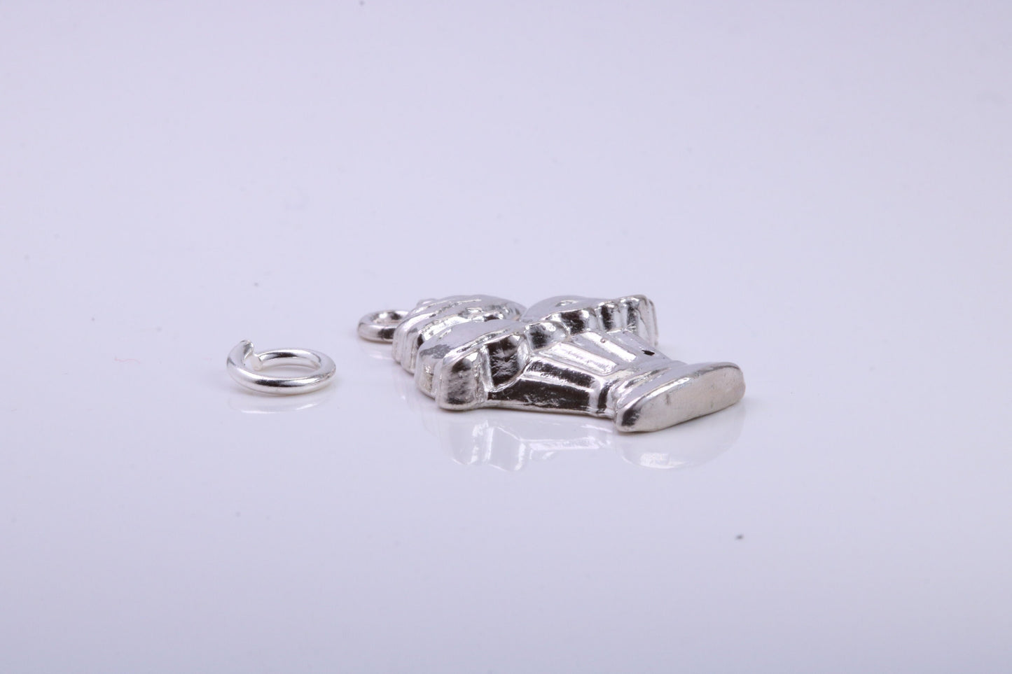Sundae Charm, Traditional Charm, Made from Solid 925 Grade Sterling Silver, Complete with Attachment Link