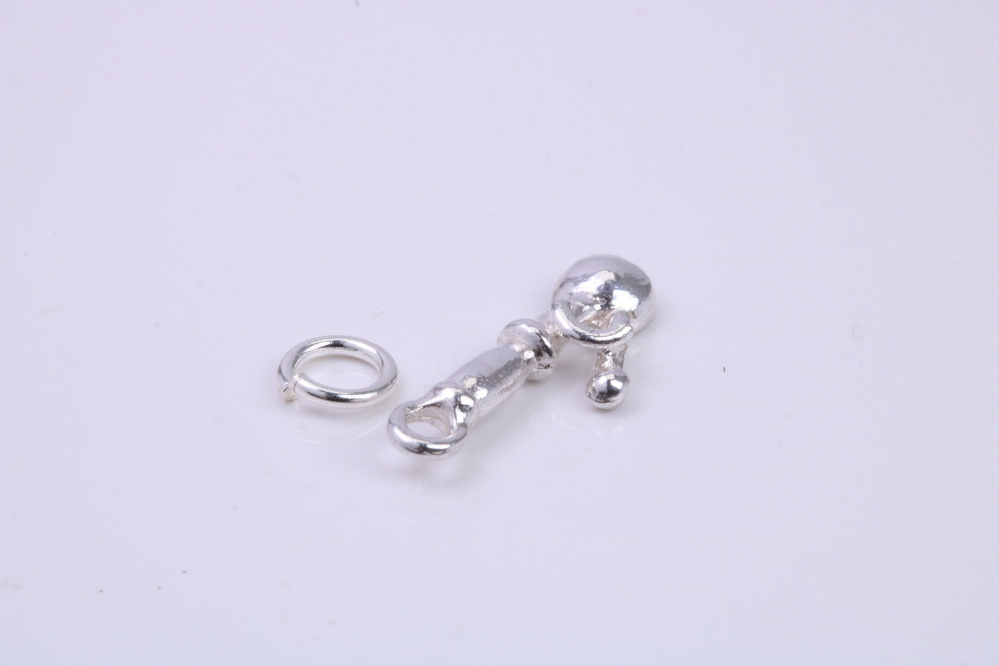 Ice Cream Scooper Charm, Traditional Charm, Made from Solid 925 Grade Sterling Silver, Complete with Attachment Link