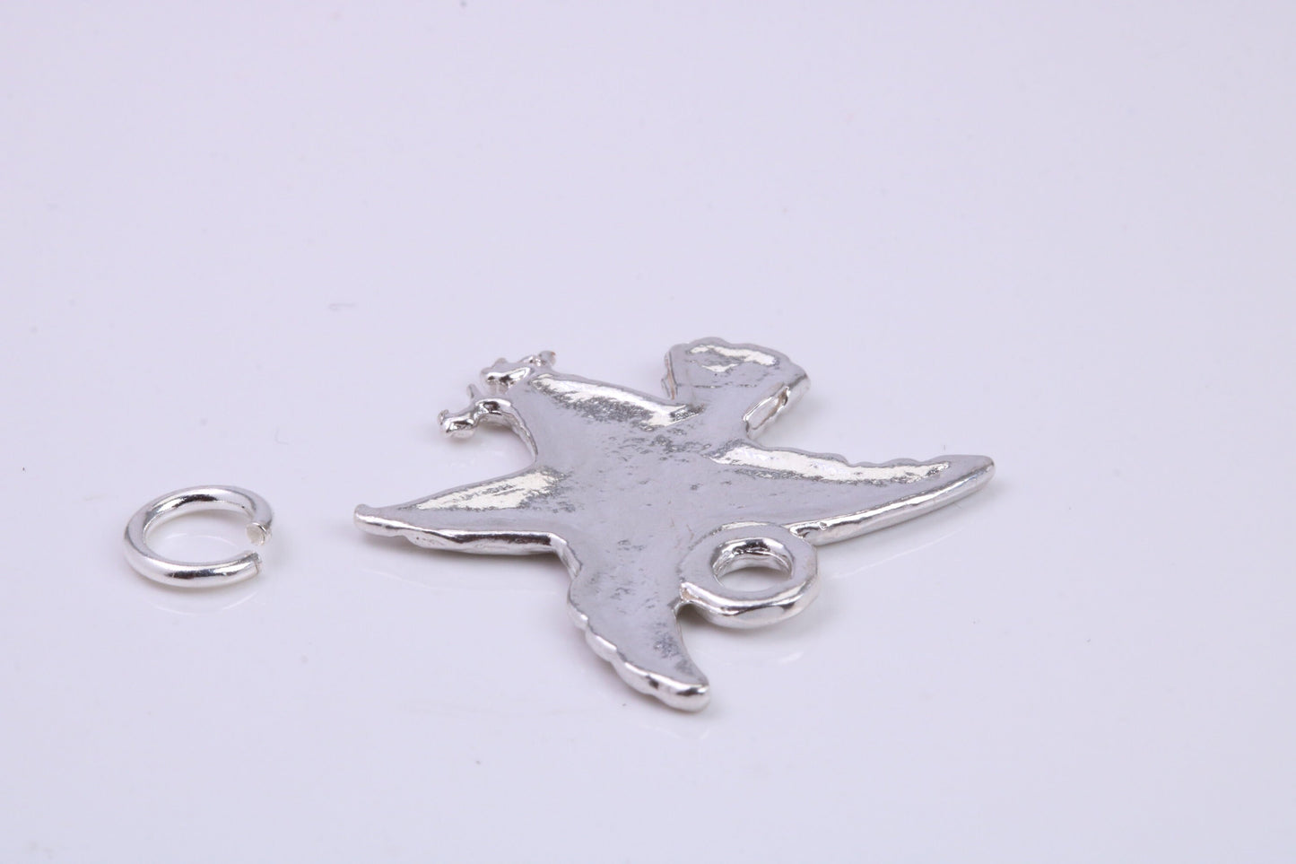Eagle Charm, Traditional Charm, Made from Solid 925 Grade Sterling Silver, Complete with Attachment Link