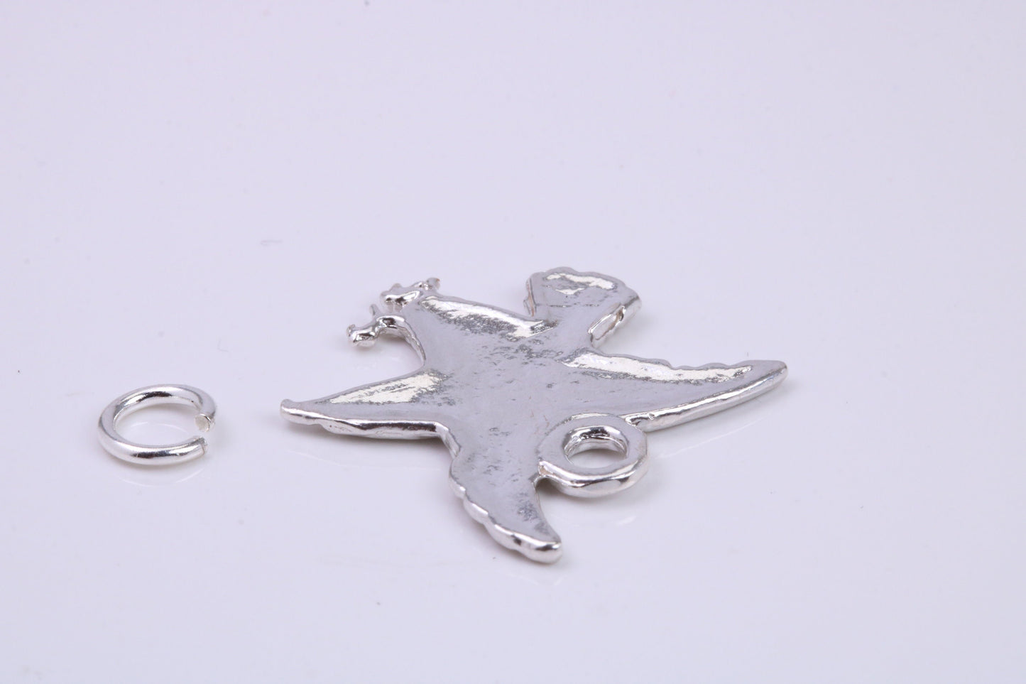 Eagle Charm, Traditional Charm, Made from Solid 925 Grade Sterling Silver, Complete with Attachment Link