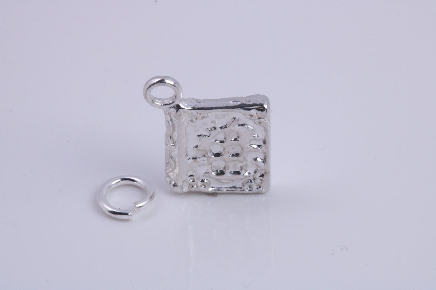 Book of Spells Charm, Traditional Charm, Made from Solid 925 Grade Sterling Silver, Complete with Attachment Link