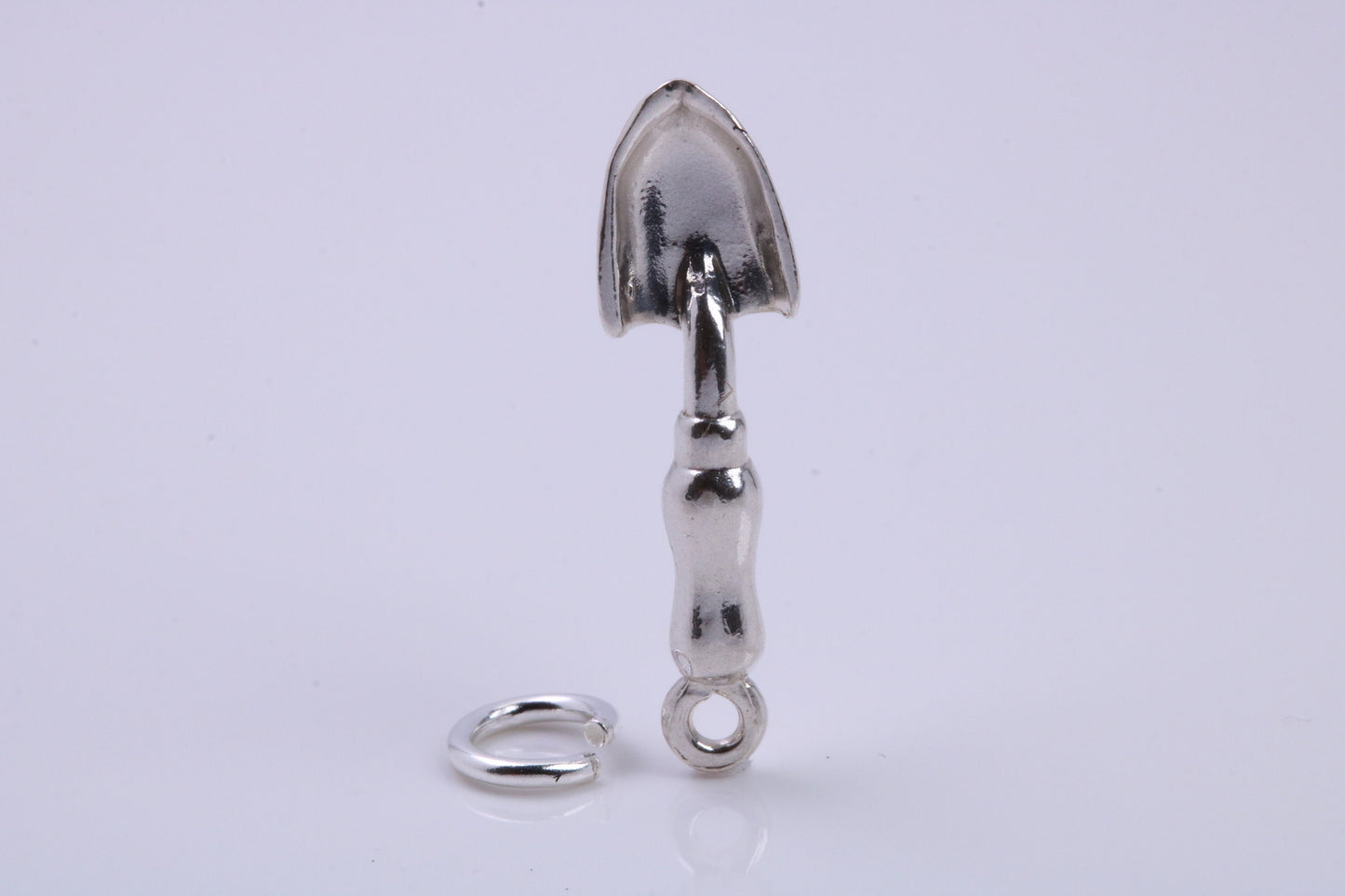 Garden Trowel Charm, Traditional Charm, Made from Solid 925 Grade Sterling Silver, Complete with Attachment Link