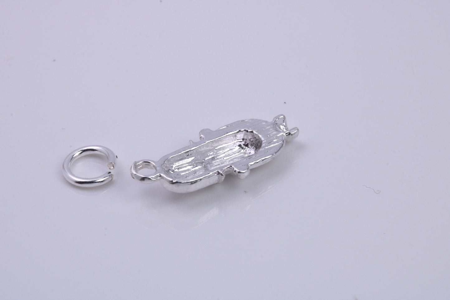 Antique Microphone Charm, Traditional Charm, Made from Solid 925 Grade Sterling Silver, Complete with Attachment Link