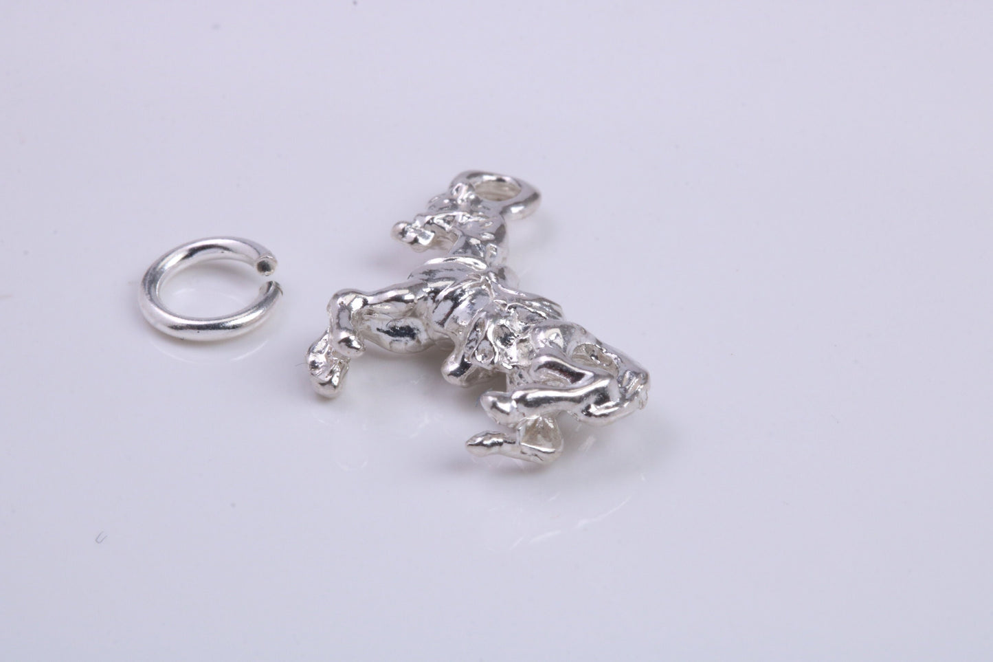 Stallion Charm, Traditional Charm, Made from Solid 925 Grade Sterling Silver, Complete with Attachment Link
