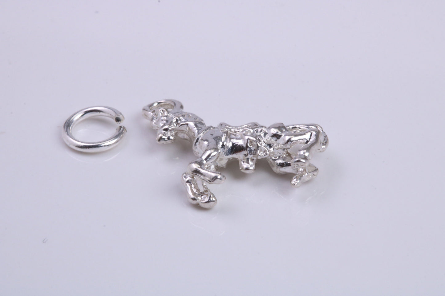 Stallion Charm, Traditional Charm, Made from Solid 925 Grade Sterling Silver, Complete with Attachment Link
