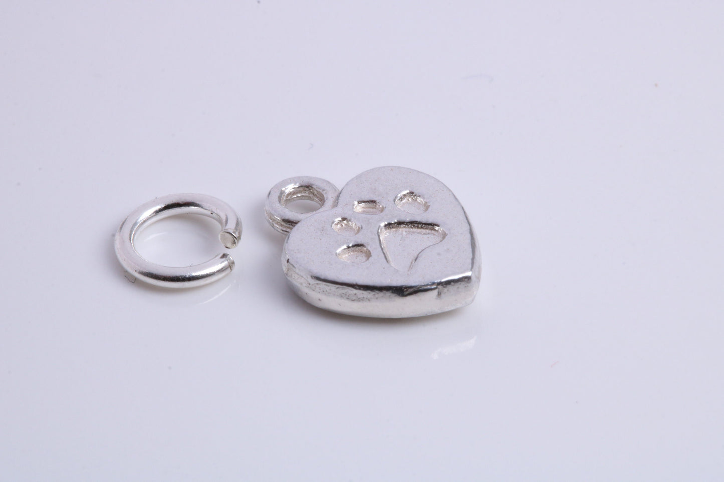 Love My Dog Charm, Traditional Charm, Made from Solid 925 Grade Sterling Silver, Complete with Attachment Link