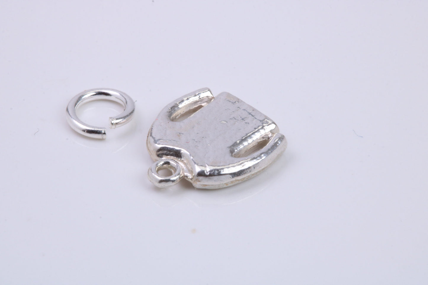 Jumper Charm, Traditional Charm, Made from Solid 925 Grade Sterling Silver, Complete with Attachment Link
