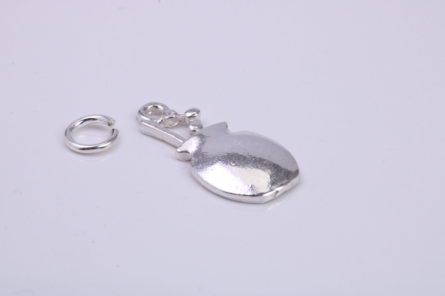 Cooking Pot Charm, Traditional Charm, Made from Solid 925 Grade Sterling Silver, Complete with Attachment Link