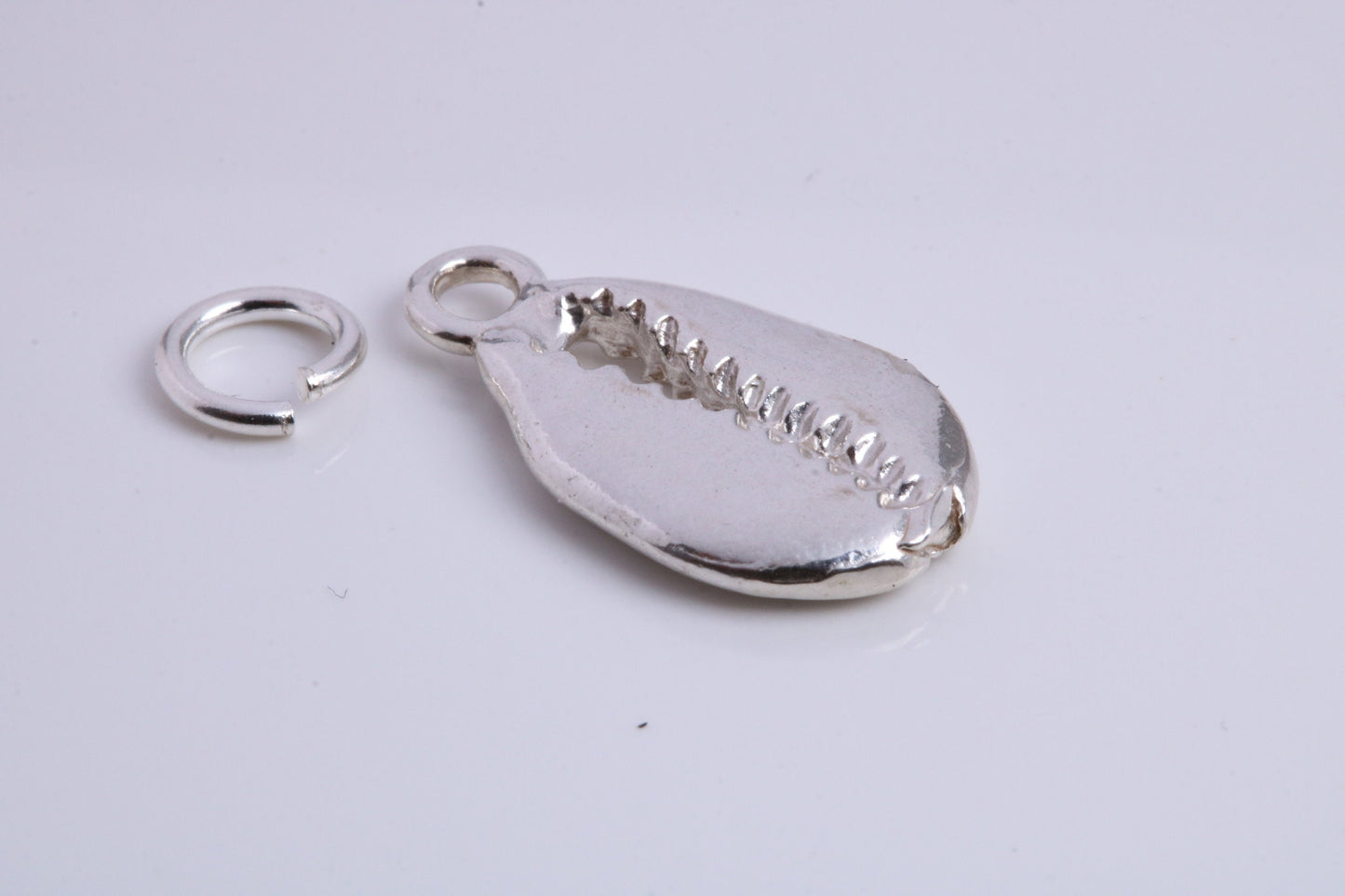 Shark Jaw Charm, Traditional Charm, Made from Solid 925 Grade Sterling Silver, Complete with Attachment Link