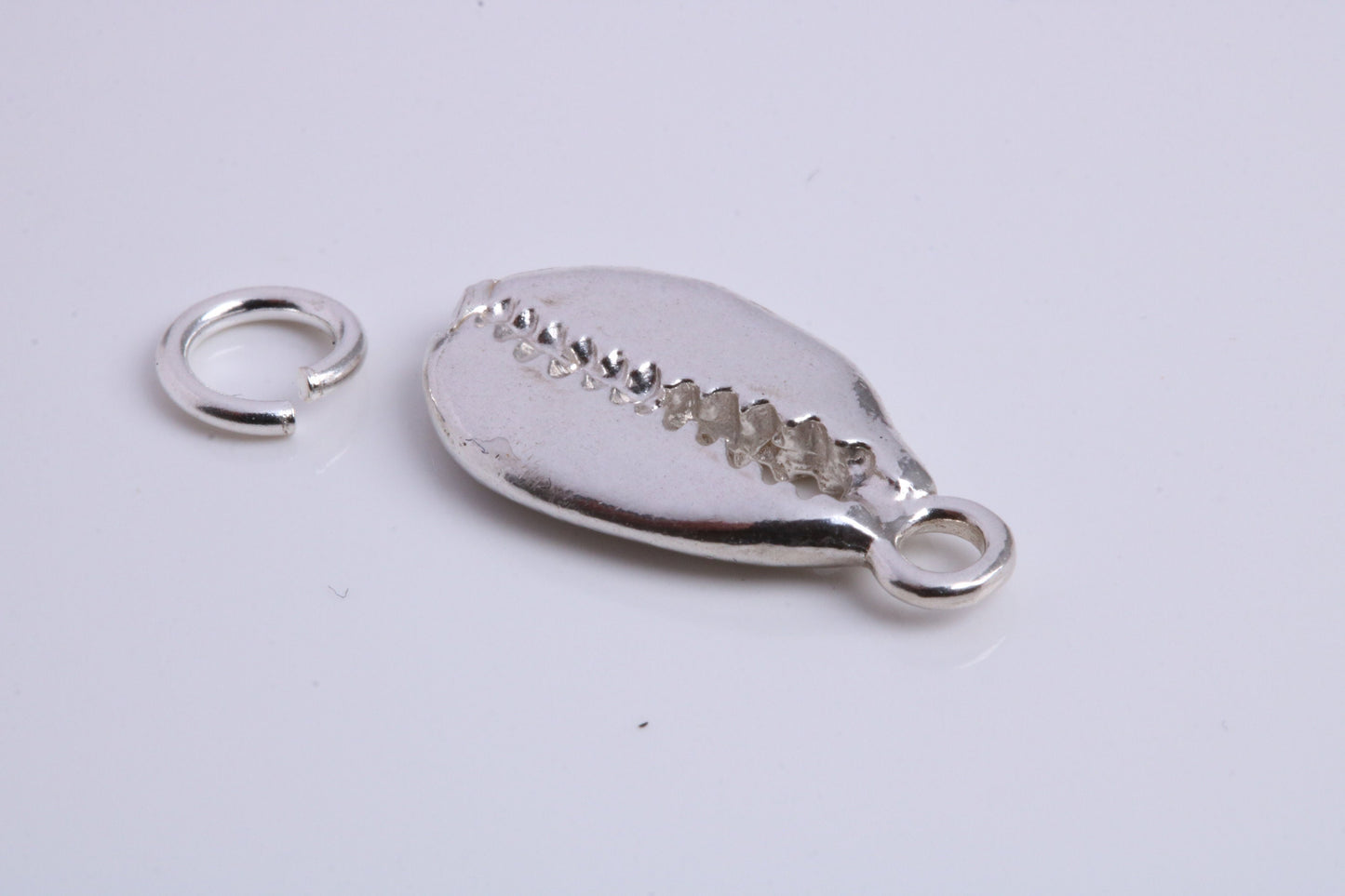 Shark Jaw Charm, Traditional Charm, Made from Solid 925 Grade Sterling Silver, Complete with Attachment Link