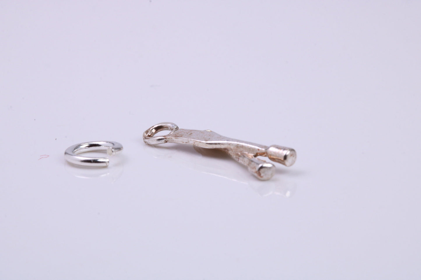 Spatula Charm, Traditional Charm, Made from Solid 925 Grade Sterling Silver, Complete with Attachment Link