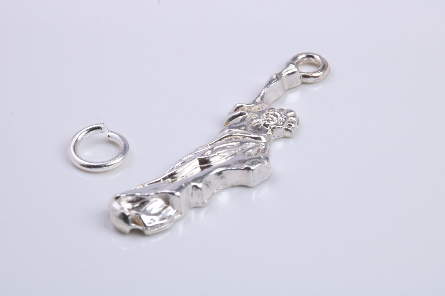 Statue of Liberty Charm, Traditional Charm, Made from Solid 925 Grade Sterling Silver, Complete with Attachment Link