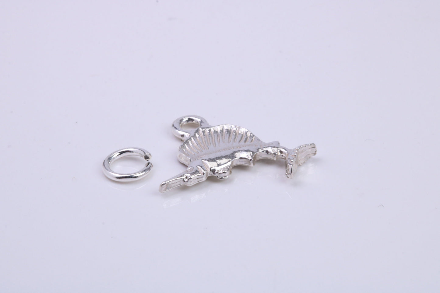 Sail Fish Charm, Traditional Charm, Made from Solid 925 Grade Sterling Silver, Complete with Attachment Link