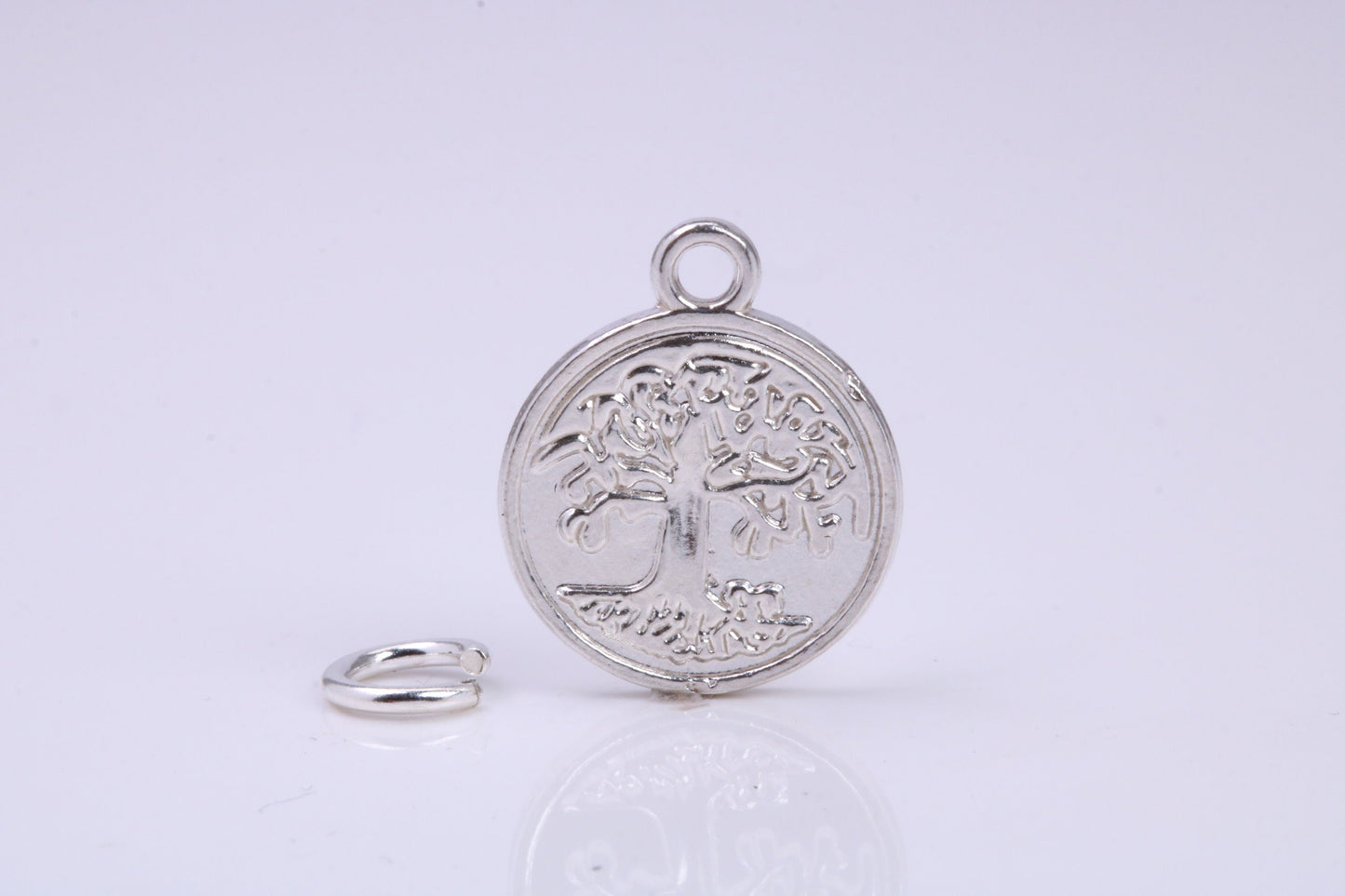 Tree of Life Charm, Traditional Charm, Made from Solid 925 Grade Sterling Silver, Complete with Attachment Link