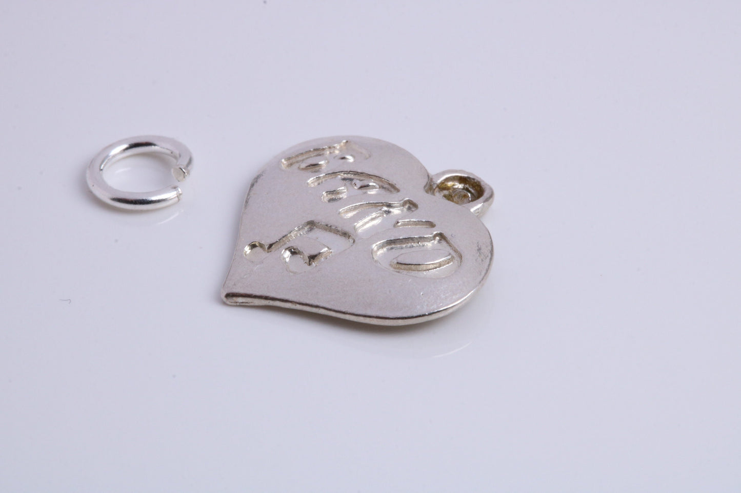 Love Band Charm, Traditional Charm, Made from Solid 925 Grade Sterling Silver, Complete with Attachment Link