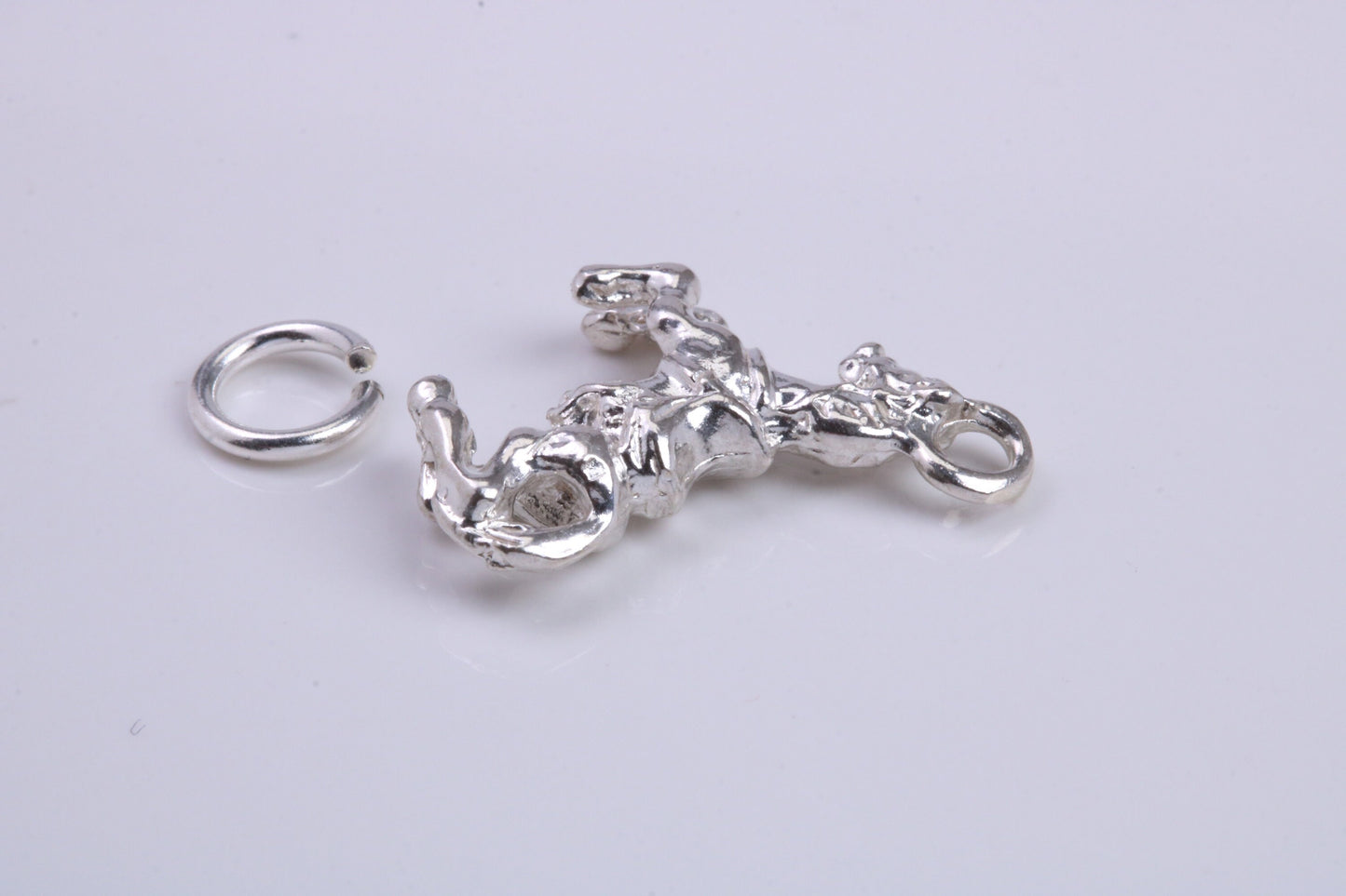 Stallion Charm, Traditional Charm, Made from Solid 925 Grade Sterling Silver, Complete with Attachment Link