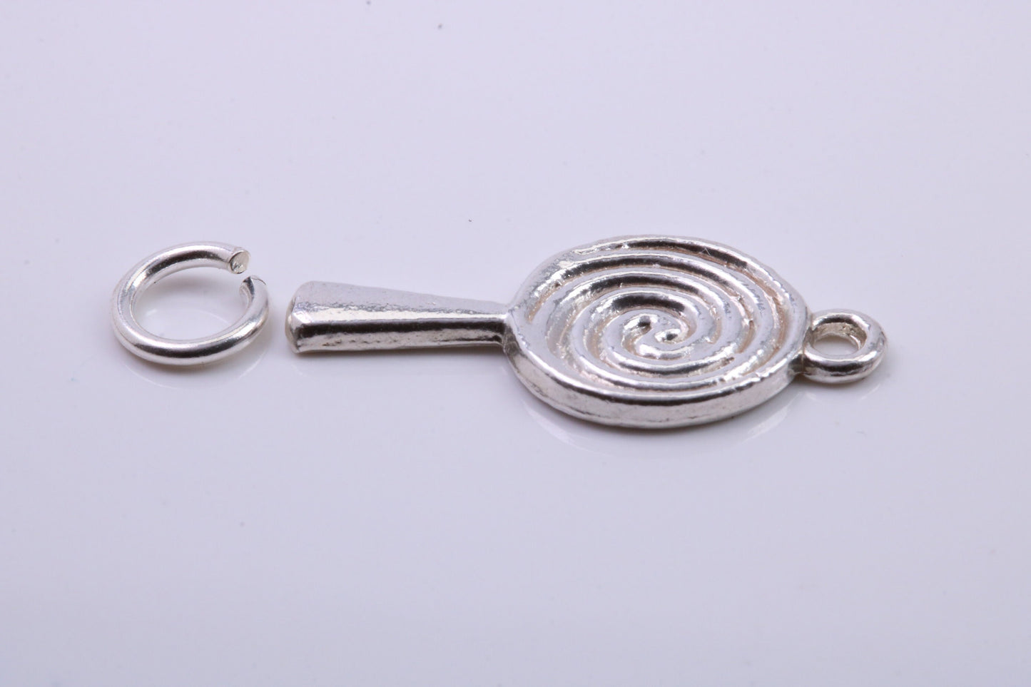 Spiral of Life Charm, Traditional Charm, Made from Solid 925 Grade Sterling Silver, Complete with Attachment Link