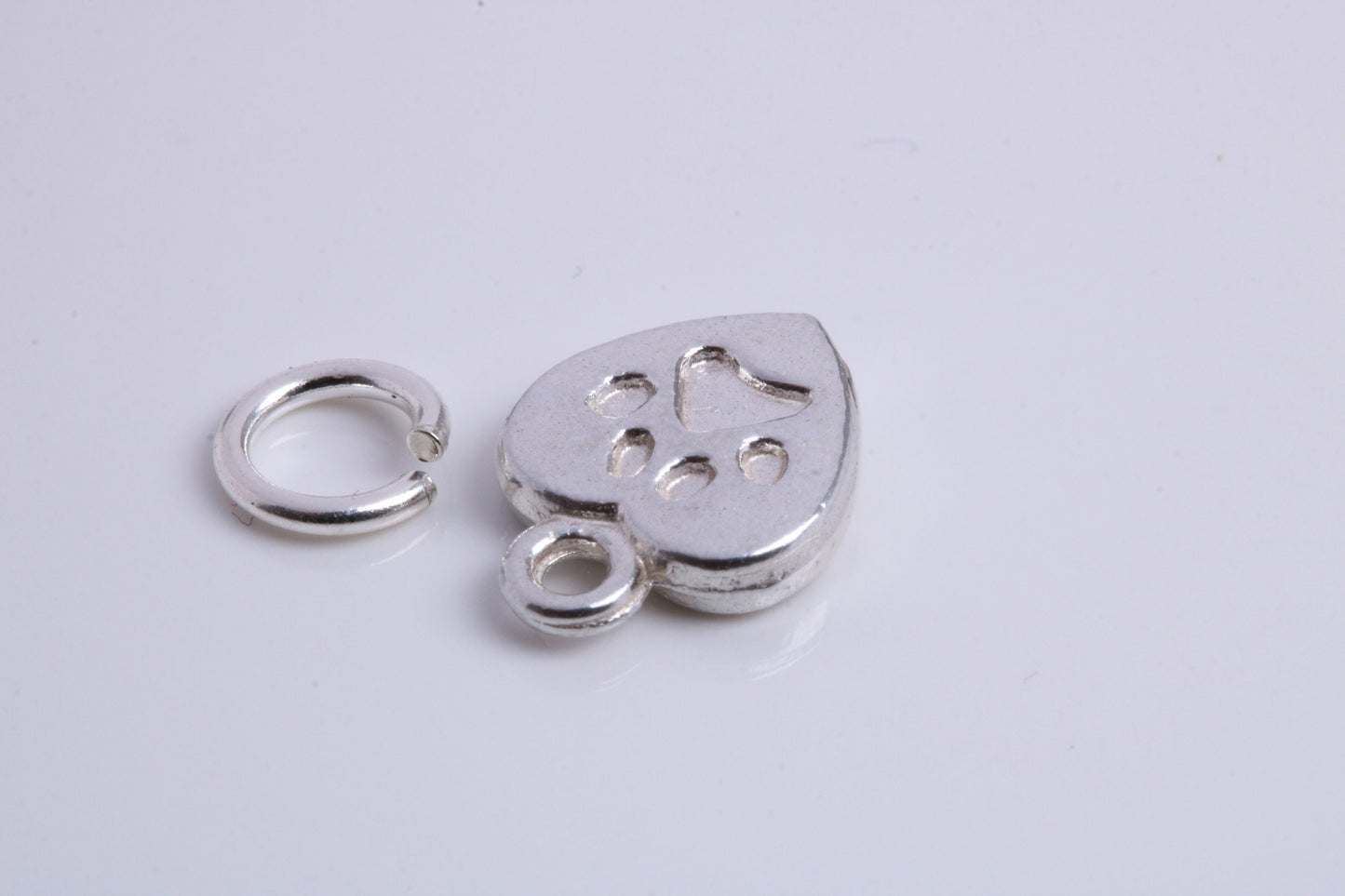 Love My Dog Charm, Traditional Charm, Made from Solid 925 Grade Sterling Silver, Complete with Attachment Link