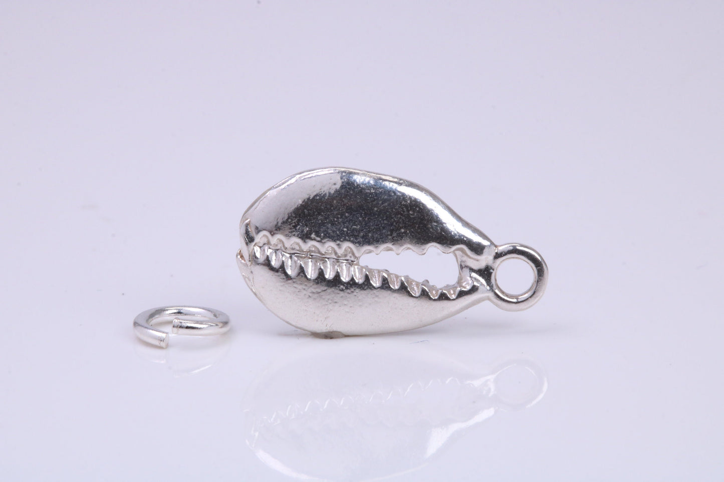Shark Jaw Charm, Traditional Charm, Made from Solid 925 Grade Sterling Silver, Complete with Attachment Link