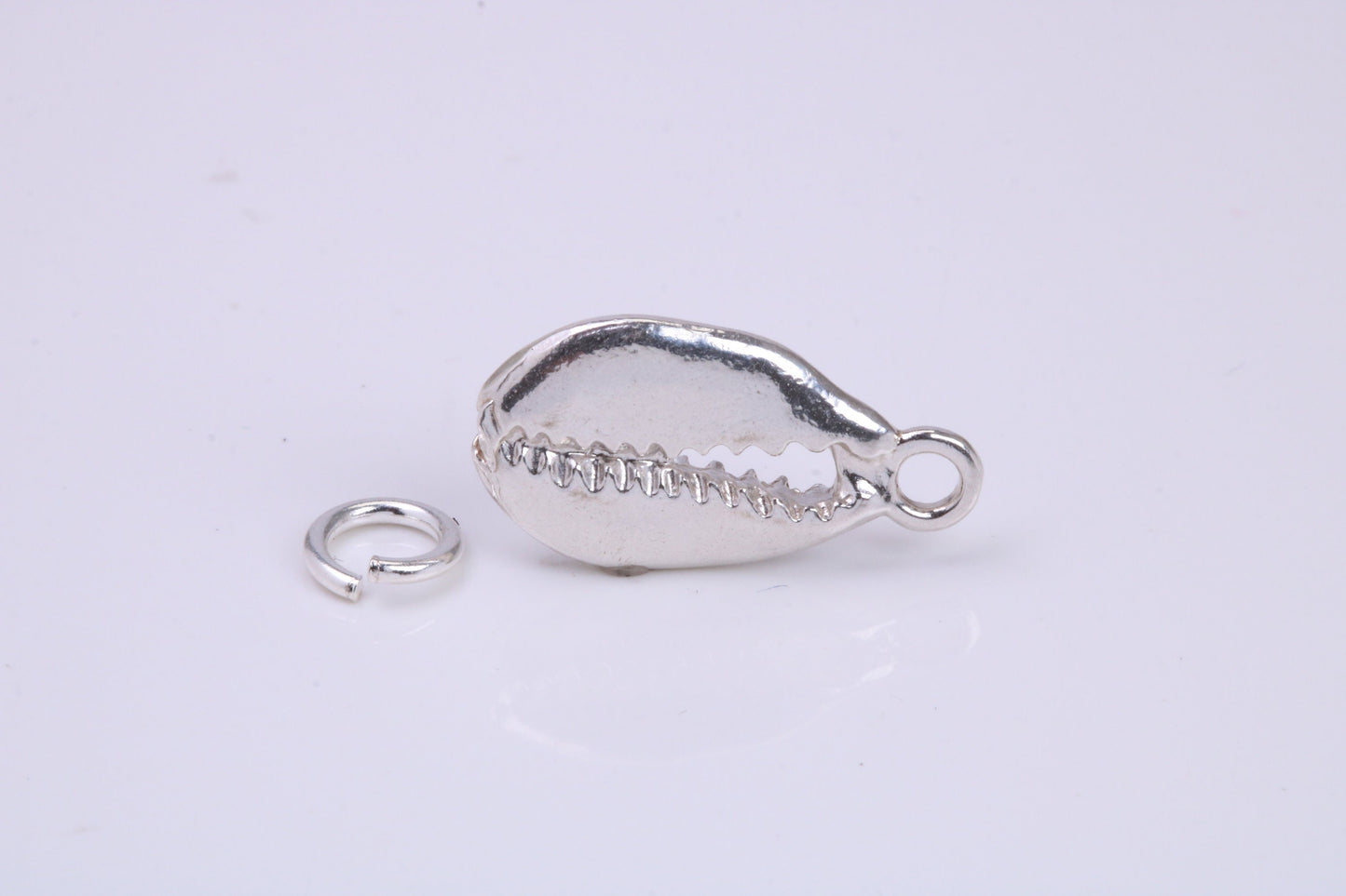 Shark Jaw Charm, Traditional Charm, Made from Solid 925 Grade Sterling Silver, Complete with Attachment Link