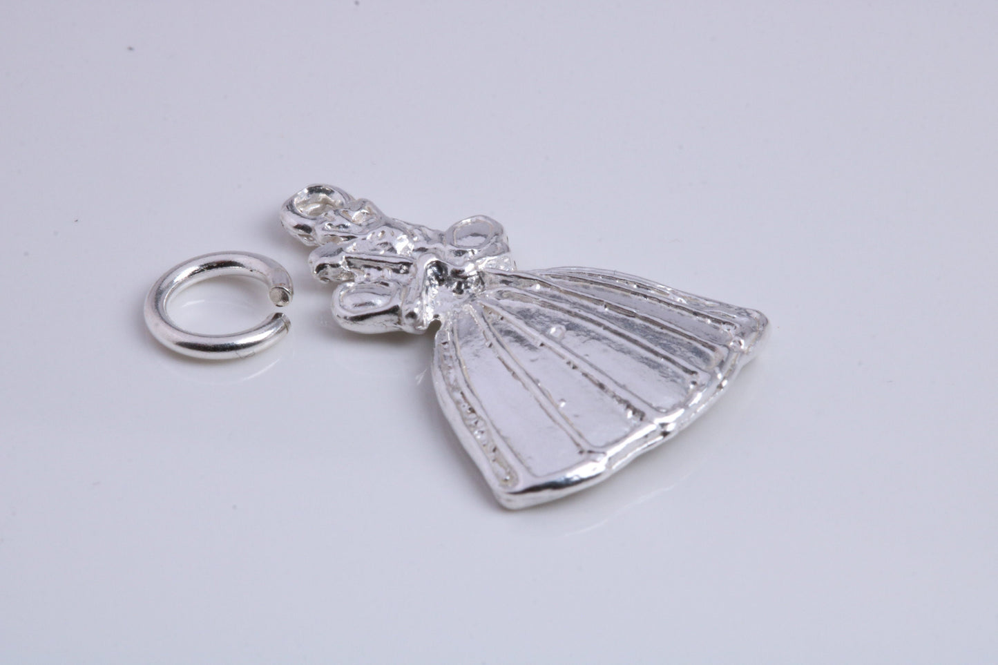 Fairy God Mother Charm, Traditional Charm, Made from Solid 925 Grade Sterling Silver, Complete with Attachment Link