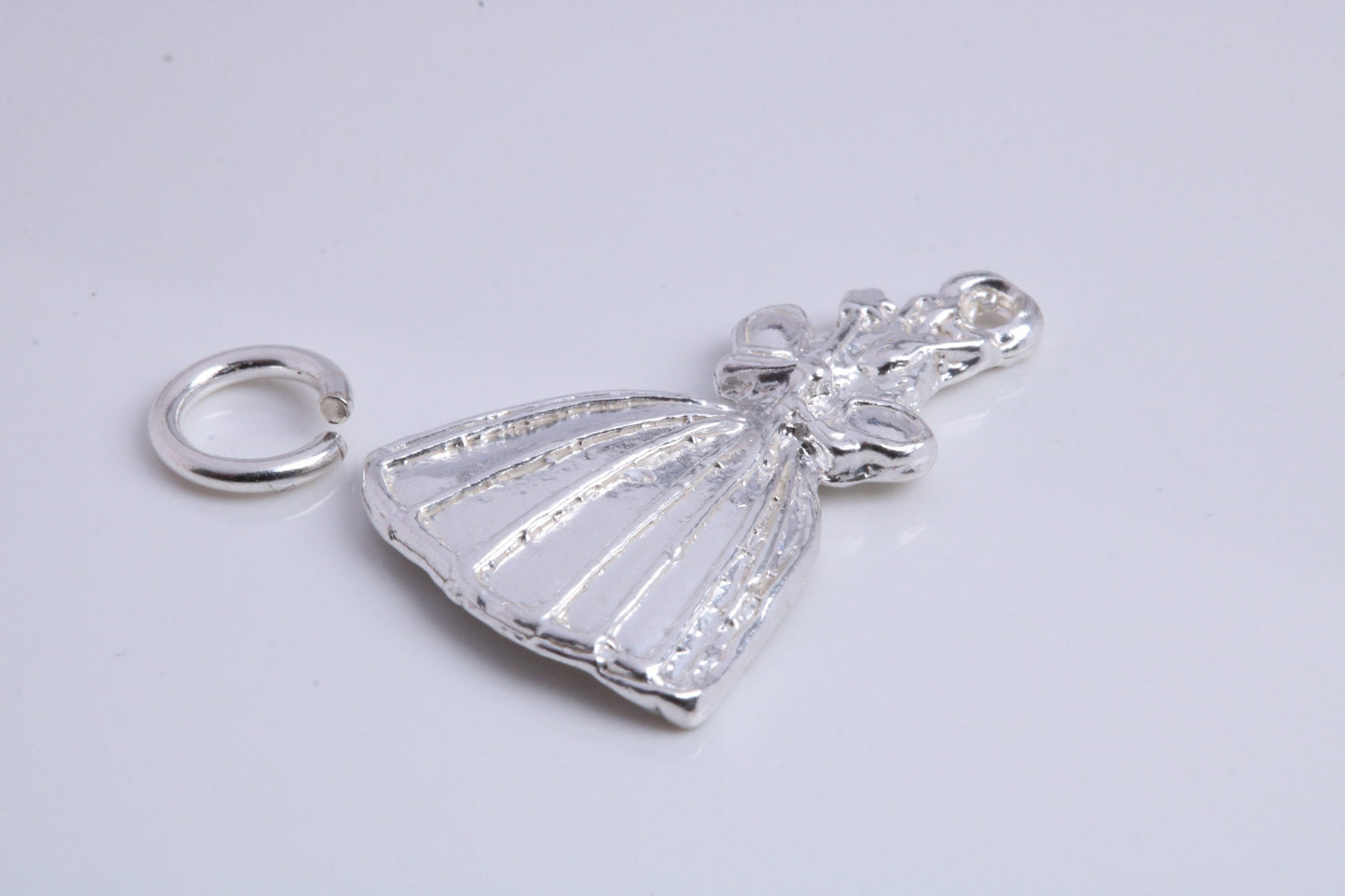 Fairy God Mother Charm, Traditional Charm, Made from Solid 925 Grade Sterling Silver, Complete with Attachment Link