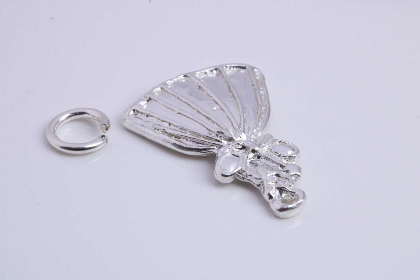 Fairy God Mother Charm, Traditional Charm, Made from Solid 925 Grade Sterling Silver, Complete with Attachment Link