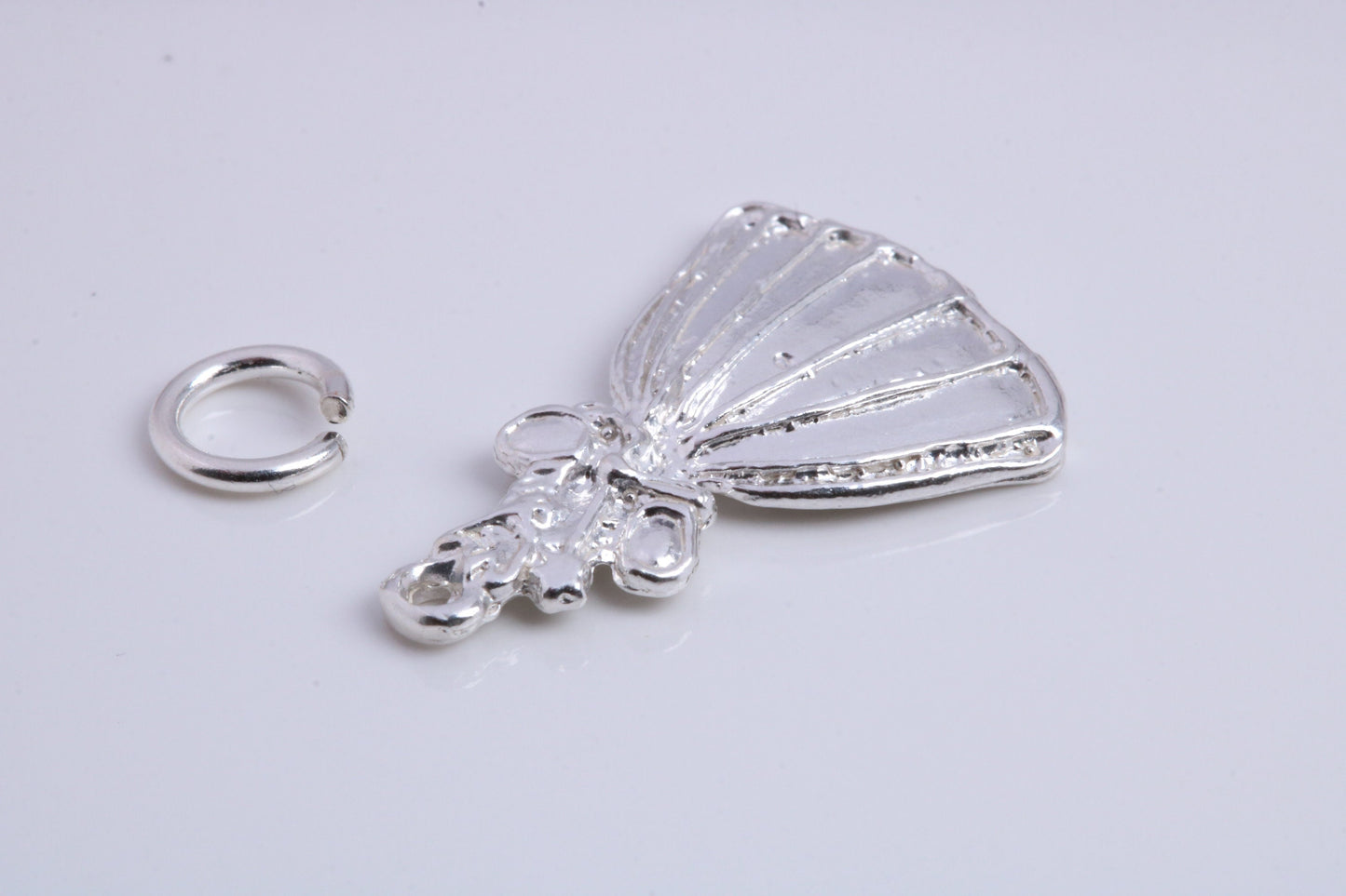 Fairy God Mother Charm, Traditional Charm, Made from Solid 925 Grade Sterling Silver, Complete with Attachment Link