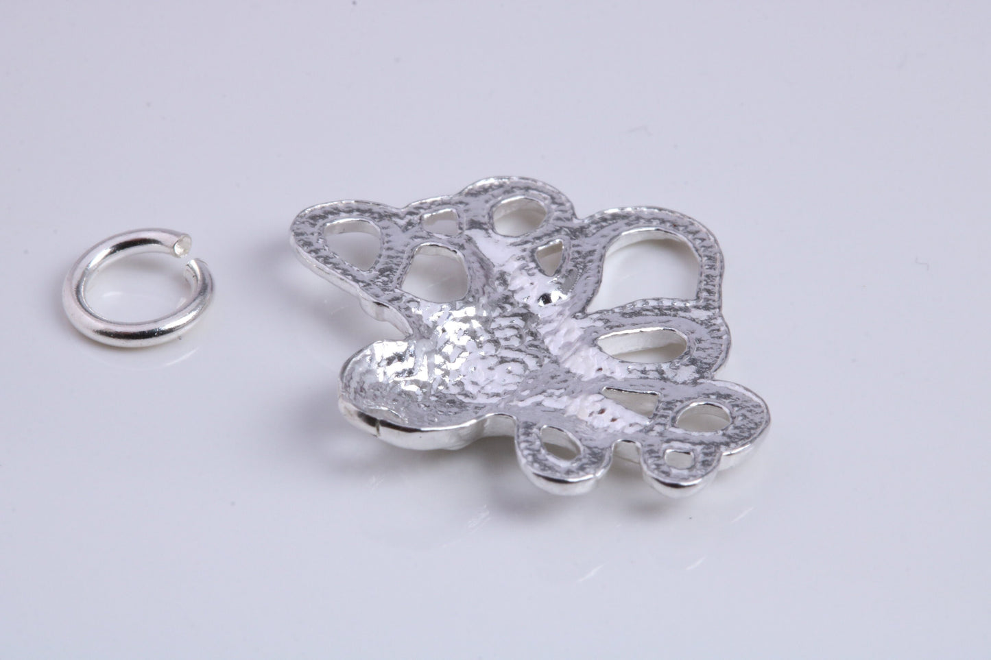 Octopus Charm, Traditional Charm, Made from Solid 925 Grade Sterling Silver, Complete with Attachment Link