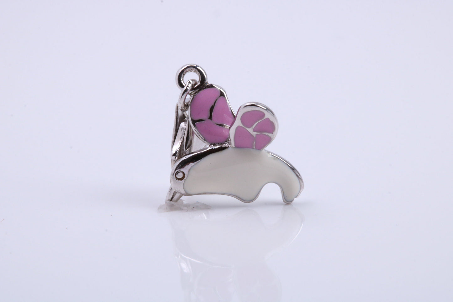 Humming Bird Charm, Traditional Charm, Made from Solid 925 Grade Sterling Silver, Complete with Attachment Link