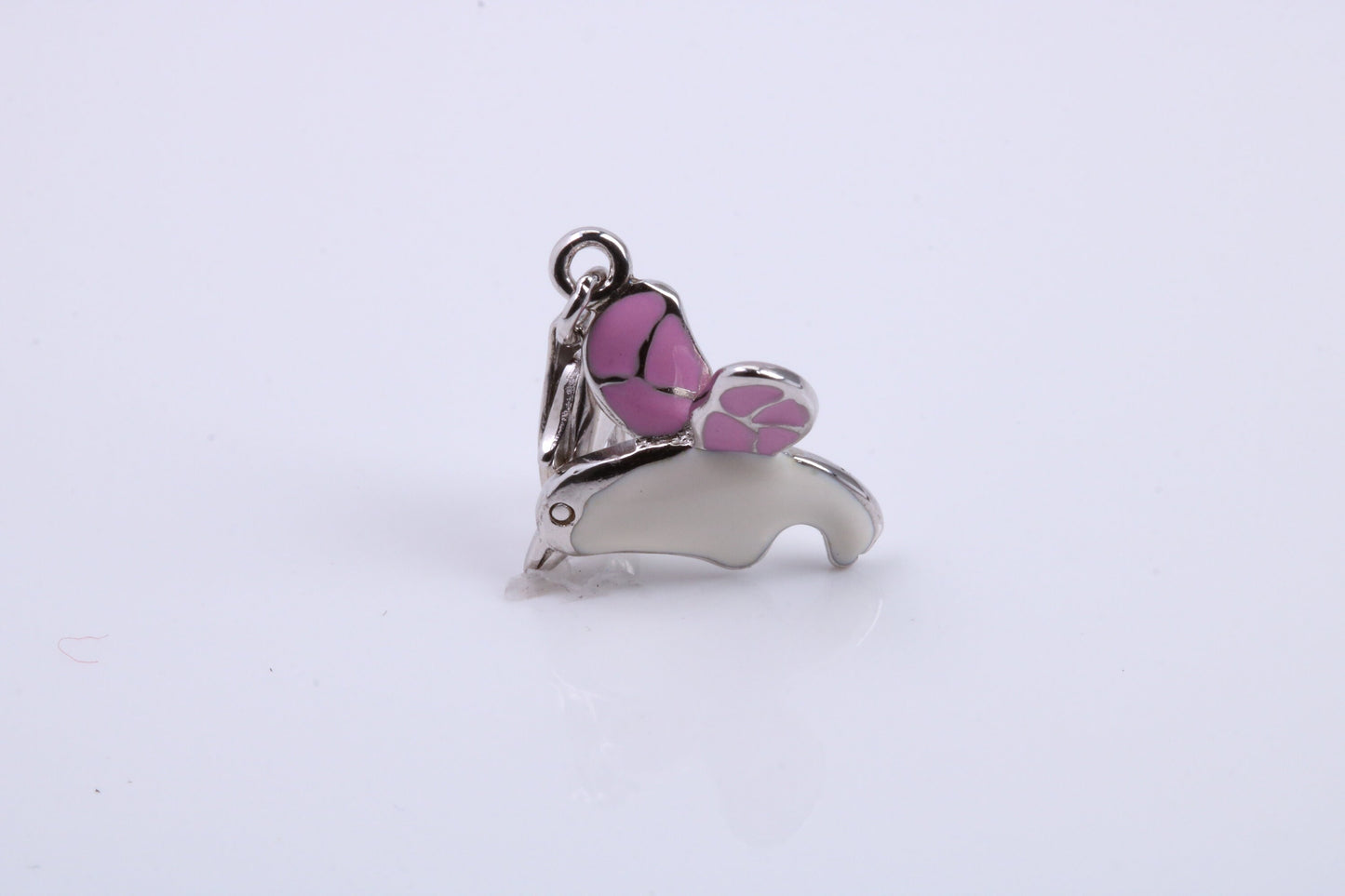 Humming Bird Charm, Traditional Charm, Made from Solid 925 Grade Sterling Silver, Complete with Attachment Link