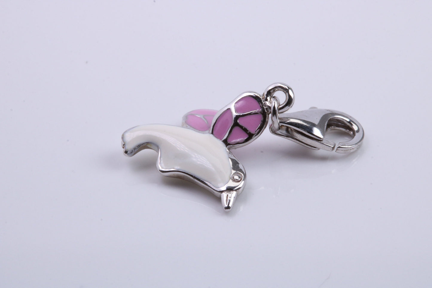Humming Bird Charm, Traditional Charm, Made from Solid 925 Grade Sterling Silver, Complete with Attachment Link