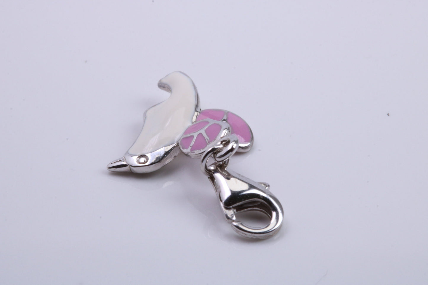 Humming Bird Charm, Traditional Charm, Made from Solid 925 Grade Sterling Silver, Complete with Attachment Link