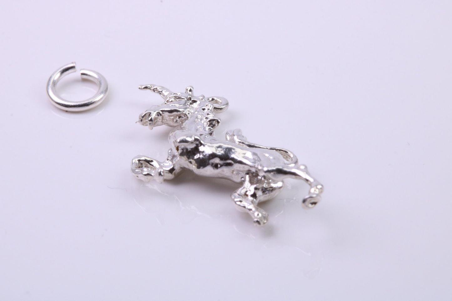 Unicorn Charm, Traditional Charm, Made from Solid 925 Grade Sterling Silver, Complete with Attachment Link