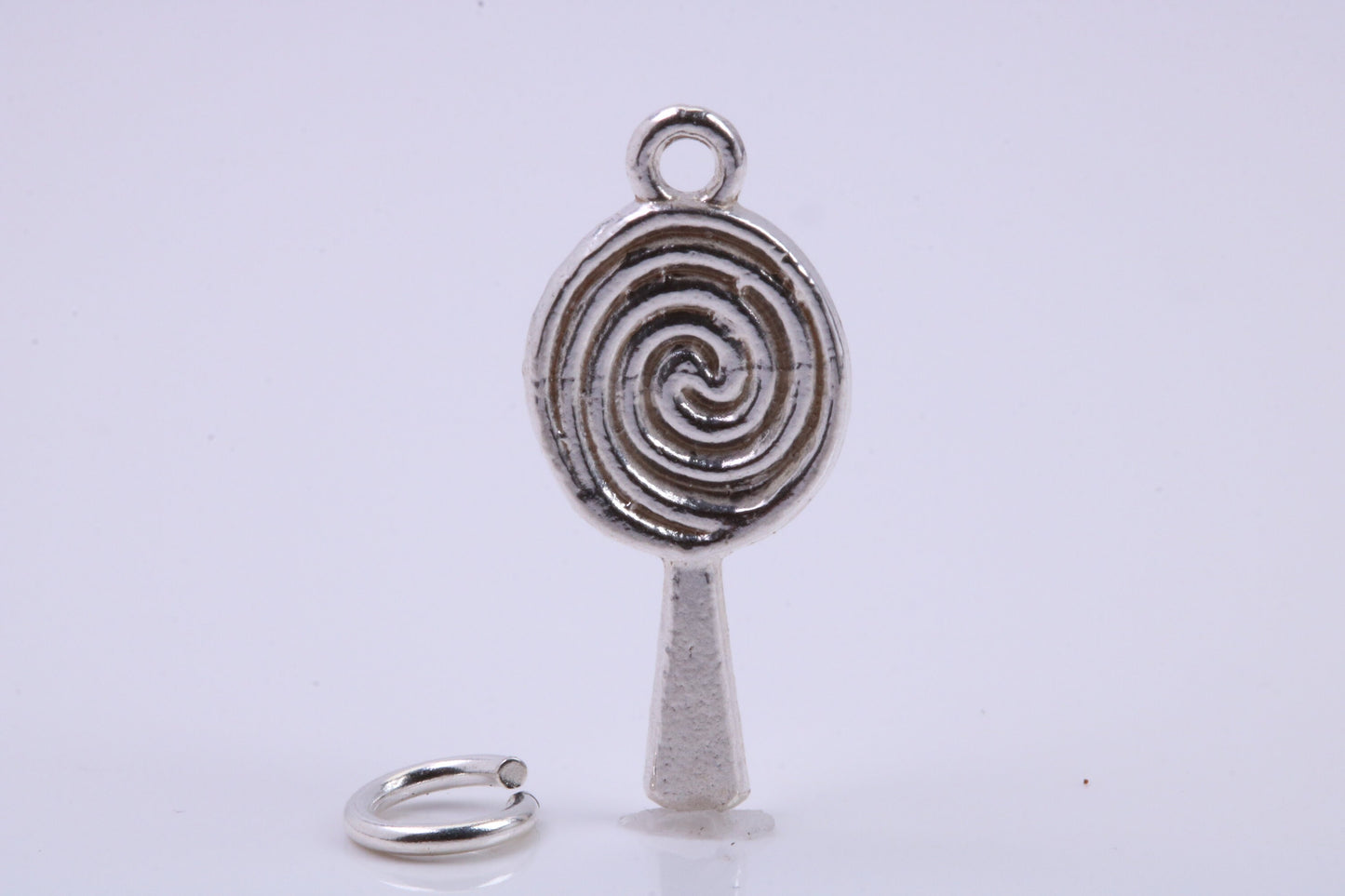 Spiral of Life Charm, Traditional Charm, Made from Solid 925 Grade Sterling Silver, Complete with Attachment Link