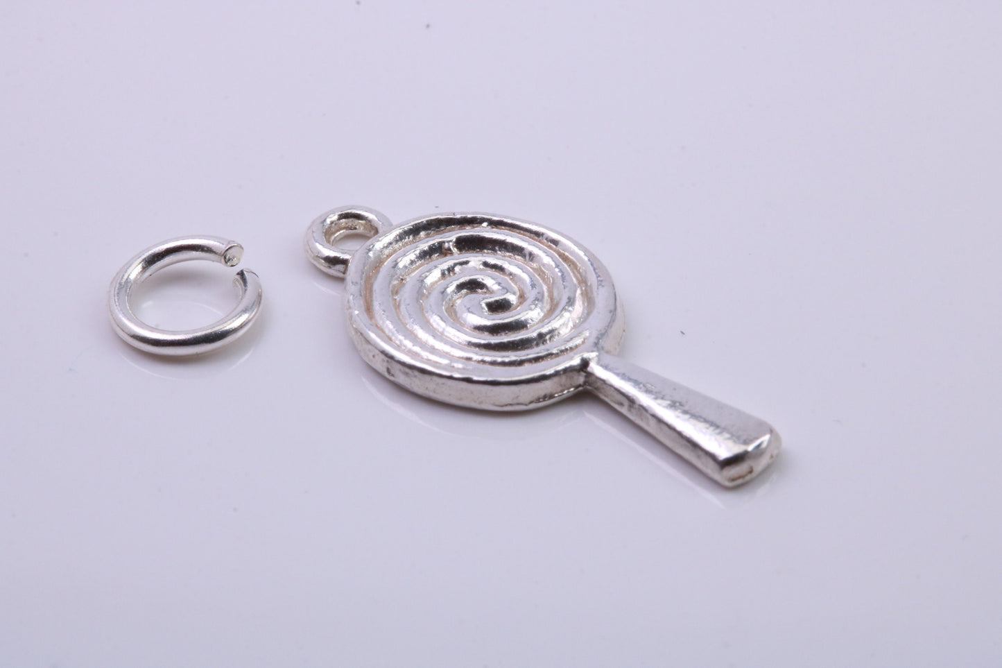Spiral of Life Charm, Traditional Charm, Made from Solid 925 Grade Sterling Silver, Complete with Attachment Link